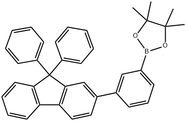 1,3,2-Dioxaborolane, 2-[3-(9,9-diphenyl-9H-fluoren-2-yl)phenyl]-4,4,5,5-tetramethyl- Structure