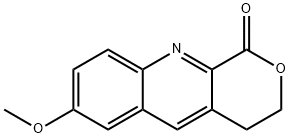 1H-Pyrano[3,4-b]quinolin-1-one, 3,4-dihydro-7-methoxy- Structure