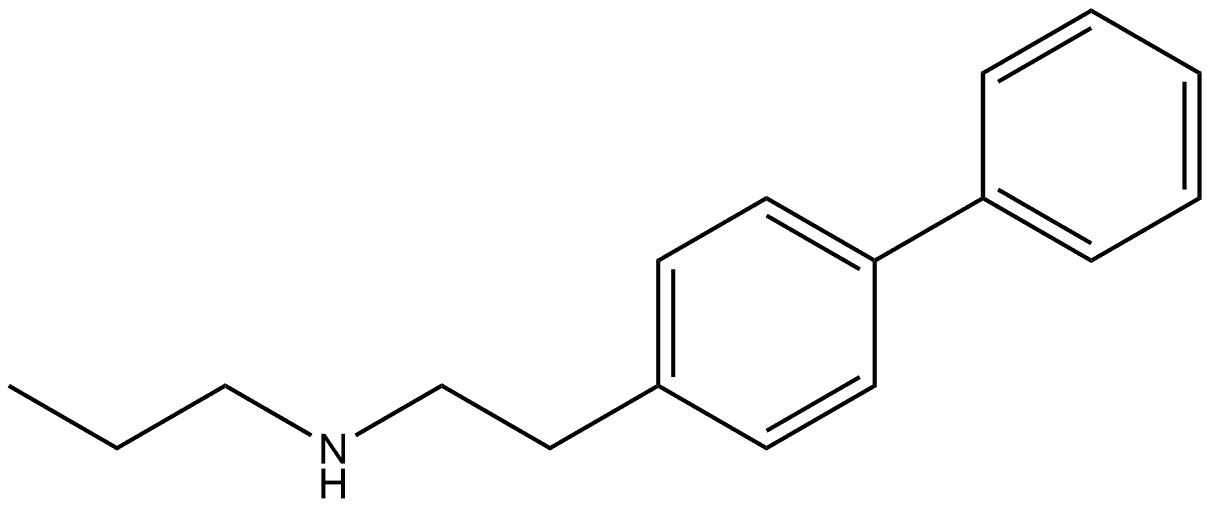 N-(2-([1,1'-biphenyl]-4-yl)ethyl)propan-1-amine Structure