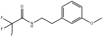 Acetamide, 2,2,2-trifluoro-N-[2-(3-methoxyphenyl)ethyl]- Structure