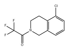 Ethanone, 1-(5-chloro-3,4-dihydro-2(1H)-isoquinolinyl)-2,2,2-trifluoro- Structure