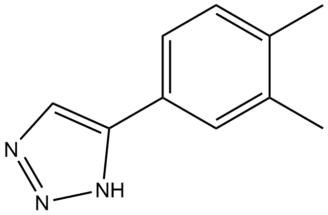 5-(3,4-dimethylphenyl)-1H-1,2,3-triazole Structure