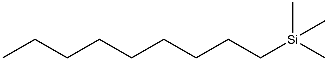 Trimethyl(nonyl)silane Structure
