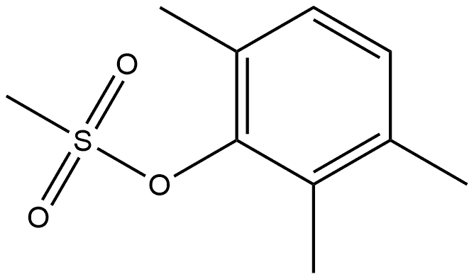 Phenol, 2,3,6-trimethyl-, 1-methanesulfonate Structure