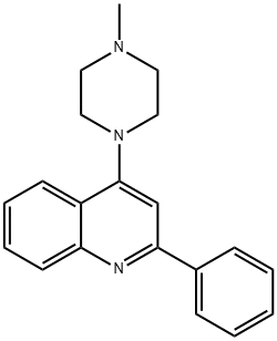 4-(4-Methylpiperazin-1-yl)-2-phenylquinoline Structure