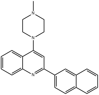 4-(4-Methylpiperazin-1-yl)-2-(naphthalen-2-yl)quinoline Structure