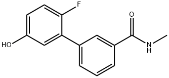 2'-fluoro-5'-hydroxy-N-methyl-[1,1'-biphenyl]-3-carboxamide Structure