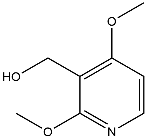 2,4-Dimethoxy-3-pyridinemethanol Structure