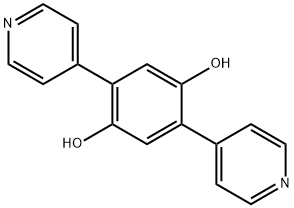 1,4-Benzenediol, 2,5-di-4-pyridinyl- Structure