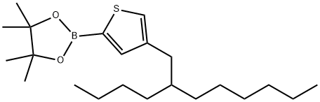 1,3,2-Dioxaborolane, 2-[4-(2-butyloctyl)-2-thienyl]-4,4,5,5-tetramethyl- Structure