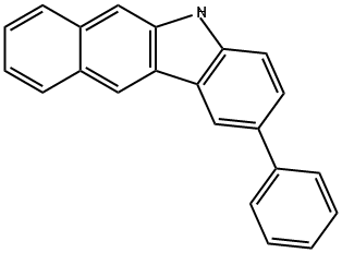 5H-Benzo[b]carbazole, 2-phenyl- Structure