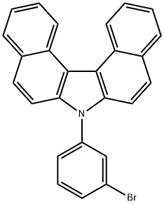 7-(3-Bromophenyl)-7H-dibenzo[c,g]carbazole Structure