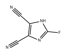 1H-Imidazole-4,5-dicarbonitrile, 2-fluoro- Structure