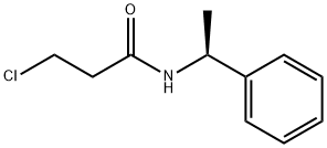 Propanamide, 3-chloro-N-(1-phenylethyl)-, (S)- (9CI) Structure