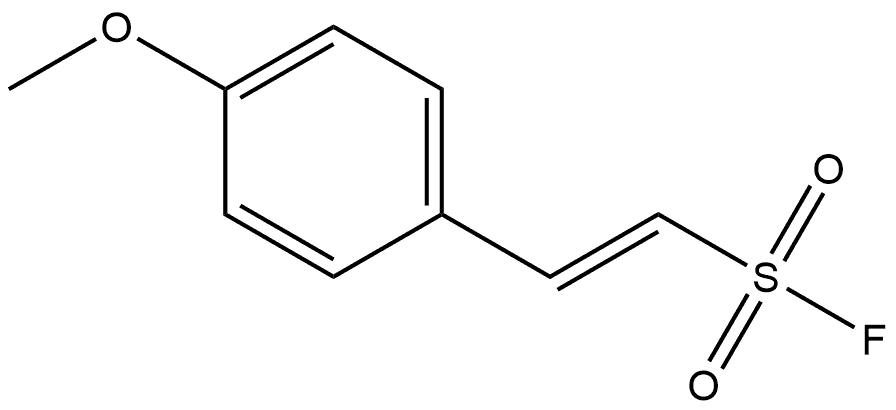 (1E)-2-(4-Methoxyphenyl)ethenesulfonyl fluoride Structure