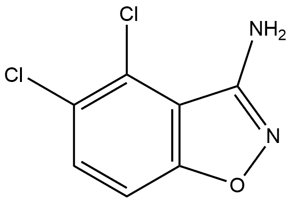 4,5-Dichloro-1,2-benzisoxazol-3-amine Structure