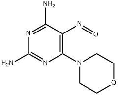 2,4-Pyrimidinediamine, 6-(4-morpholinyl)-5-nitroso- Structure