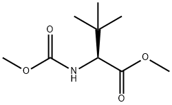 Methyl (2s)-2-[(methoxycarbonyl)amino]-3,3-dimethylbutanoate Structure