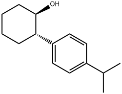 trans-2-[4-(propan-2-yl)phenyl]cyclohexan-1-ol Structure