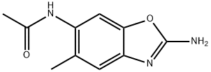 N-(2-amino-5-methyl-1,3-benzoxazol-6-yl)acetamide Structure