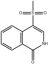 4-Methanesulfonyl-1,2-dihydroisoquinolin-1-one Structure