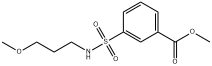 methyl 3-[(3-methoxypropyl)sulfamoyl]benzoate Structure