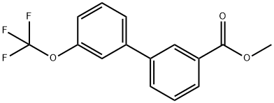 methyl 3-[3-(trifluoromethoxy)phenyl]benzoate Structure