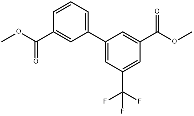 methyl 3-[3-(methoxycarbonyl)phenyl]-5-(trifluoromethyl)benzoate Structure