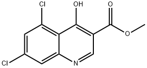 methyl 5,7-dichloro-4-hydroxyquinoline-3-carboxylate Structure