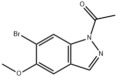 1-(6-Bromo-5-methoxy-1H-indazol-1-yl)ethan-1-one Structure