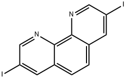 1,10-Phenanthroline, 3,8-diiodo- Structure