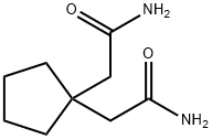 1,1-Cyclopentanediacetamide Structure