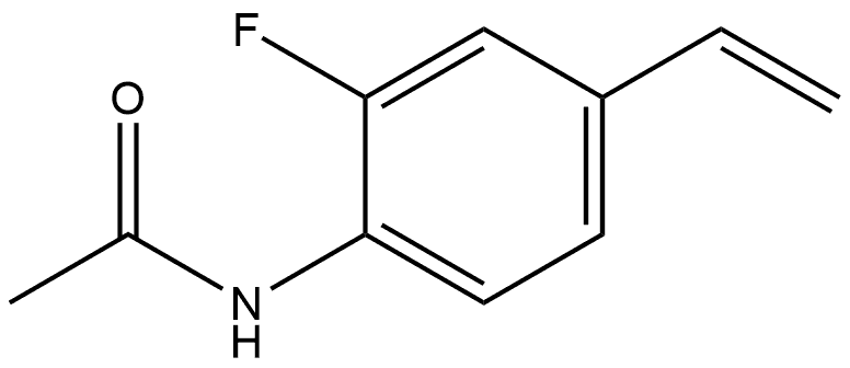 N-(4-Ethenyl-2-fluorophenyl)acetamide Structure