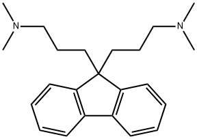 9H-Fluorene-9,9-dipropanamine, N,N,N',N'-tetramethyl- Structure