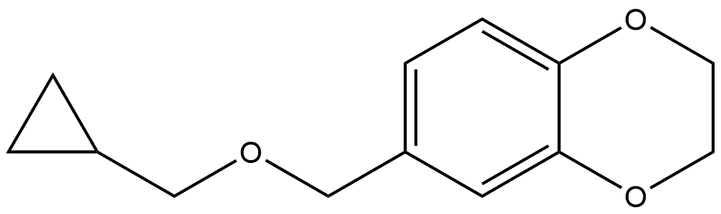 6-(Cyclopropylmethoxymethyl)-2,3-dihydro-1,4-benzodioxin Structure