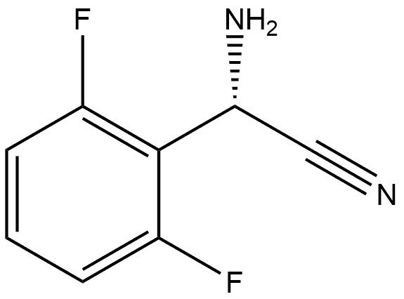 (S)-2-Amino-2-(2,6-difluorophenyl)acetonitrile 구조식 이미지