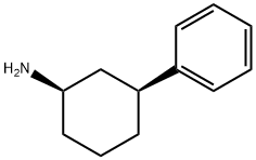 Cyclohexanamine, 3-phenyl-, (1R,3S)- Structure