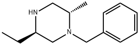 (2S,5R)-5-Ethyl-2-methyl-1-(phenylmethyl)piperazine 구조식 이미지