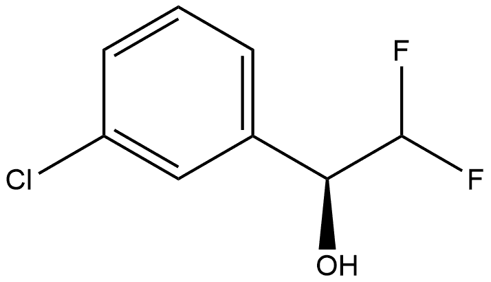 Benzenemethanol, 3-chloro-α-(difluoromethyl)-, (αS)- 구조식 이미지