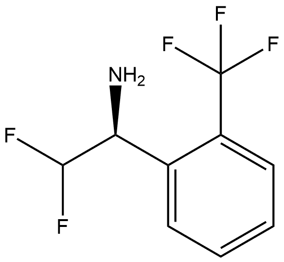 (S)?-?2,?2-?difluoro-?1-?(2-?(trifluoromethyl)?phenyl)?ethan-?1-?amine Structure