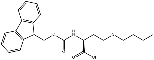 L-Homocysteine, S-butyl-N-[(9H-fluoren-9-ylmethoxy)carbonyl]- Structure