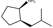 Cyclopentanamine, 2-(2-methylpropyl)-, (1R,2R)- Structure