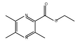 2-Pyrazinecarboxylic acid, 3,5,6-trimethyl-, ethyl ester Structure