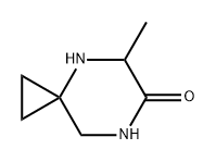 4,7-Diazaspiro[2.5]octan-6-one, 5-methyl- Structure