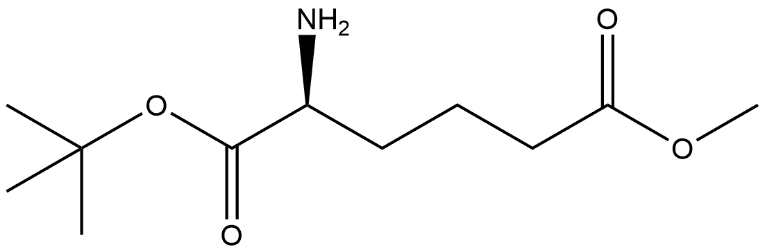 1-(tert-butyl) 6-methyl 2-aminohexanedioate 구조식 이미지