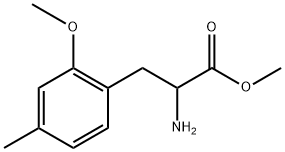 methyl 2-amino-3-(2-methoxy-4-methylphenyl)propanoate Structure