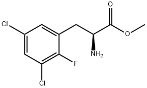methyl 2-amino-3-(3,5-dichloro-2-fluorophenyl)propanoate Structure