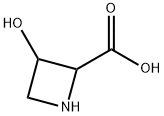 2-Azetidinecarboxylic acid, 3-hydroxy- Structure
