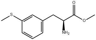 methyl-2-amino-3-[3-(methylsulfanyl)phenyl]propanoate Structure