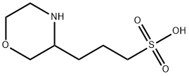 3-morpholinepropanesulfonic acid Structure